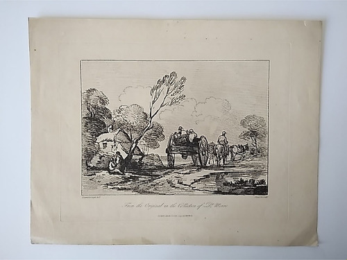 Gainsborough Escenas De Campo 2 Grabados S Xix Ot2824 (Usado)
