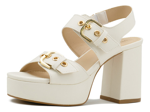 Zapatilla Elegante Para Mujer Formal Oficina Color Latte