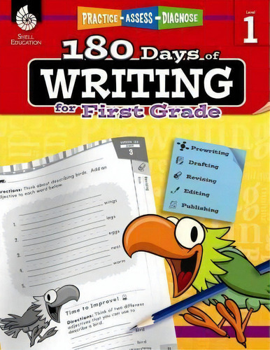 180 Days Of Writing For First Grade, De Jodene Smith. Editorial Shell Educational Publishing, Tapa Blanda En Inglés