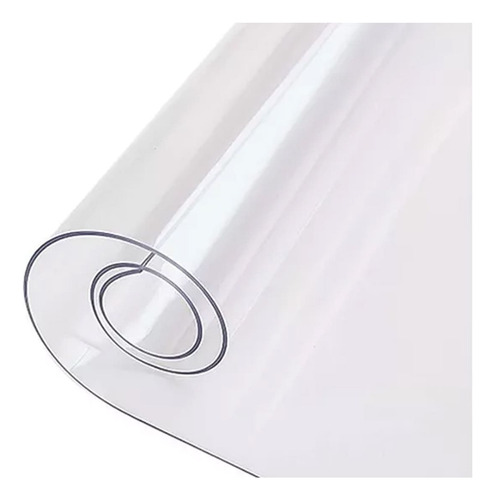 Mantel Cristal Transparente 200 Micrones Cubremantel Mesa 1.40m X 5m