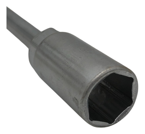 Chave Canhão Curta Vazada 17mm Cabo Antiderrapante 26cm