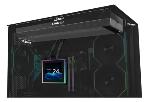 Water Cooler Lian Li Hydroshift Ii Lcd-s 360n Sem Fans | MercadoLivre