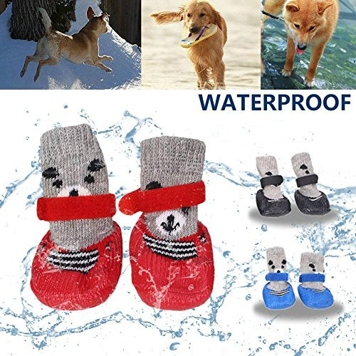 Zapatos Calcetines Para Perro Y Gato, Con Suela Ajustable, I