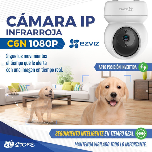 Imagen 5 de 10 de Camara Seguridad Ezviz C6n Ip 1080p Motorizado Wifi Nocturn