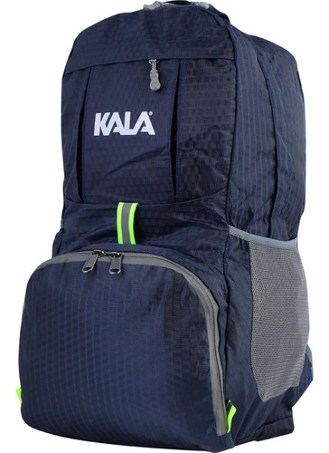 Mochila Ultra Compacta Em Poliéster Azul 30l Kala - 277159 Desenho do tecido Liso