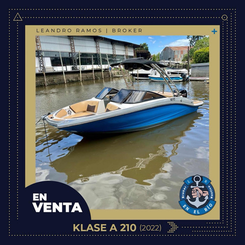 Lancha Open Klase A 210 Año 2022 Mercury 150 Hp 70 Hs