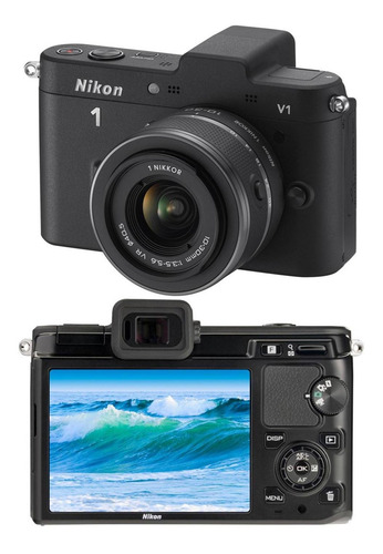 Câmera Nikon V1 10.1 Mp Com Lente 10-30 Mm Vr Full Hd 1080p