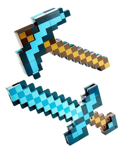 Espada Pico Transformables De Minecraft Para Niños, Color A
