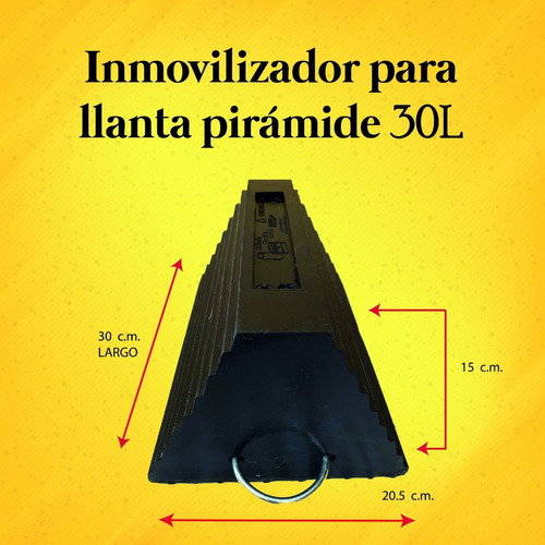 Inmovilizador Para Llanta Pirámide 30largo