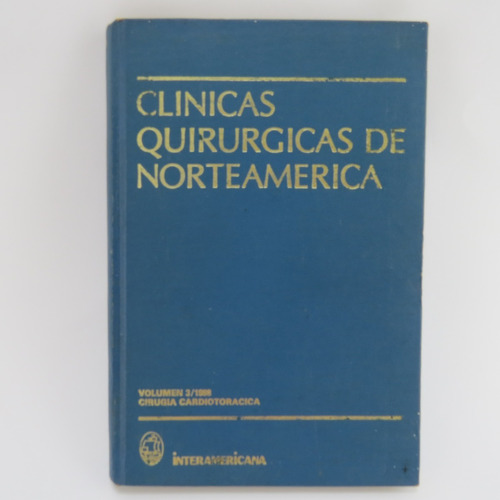 L7783 Clinicas Qururgicas De Norteamerica Volumen 3 / 1988