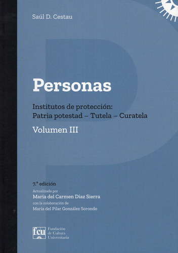 Personas Volumen 3, De Saúl D Cestau. Serie Personas, Vol. 3. Editorial Fcu, Tapa Blanda, Edición 7 En Español