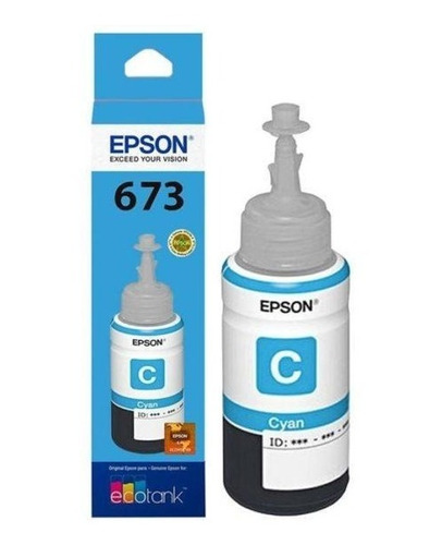 Epson Ecotank Foto T673 Cyan L800/1800 70ml (t673220-al)