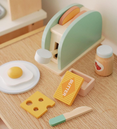Juguetes De Madera Para Hacer Pan, Juguetes Montessori