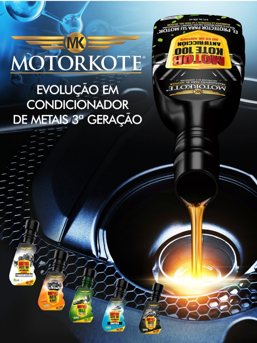 Kit 3 Frascos Motorkote 100 Superior Militec MercadoLivre