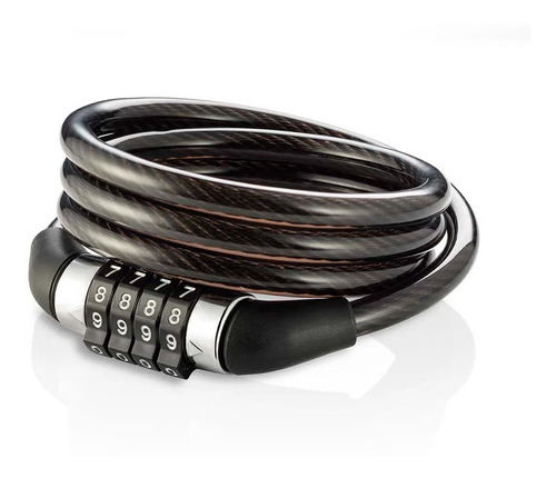 Imagem 2 de 6 de Cadeado Com Senha Para Bicicleta Bike Anti Furto 8mm X 1 M