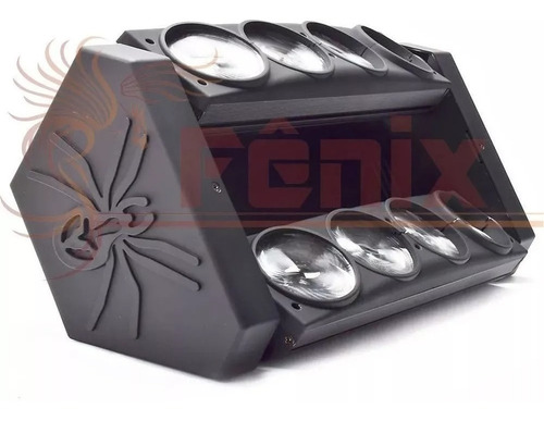 4 Spider Moving Beam 8 Leds De 12w Quadriled Rgbw Dmx Bivolt