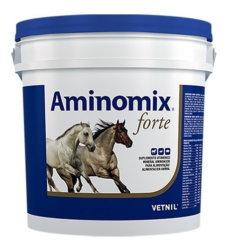 Imagen 1 de 7 de Suplemento Vitamínico Mineral Para Equinos Aminomix Forte 