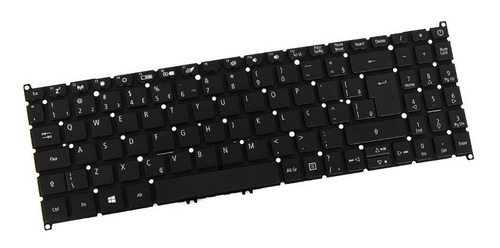 Teclado Para Acer Aspire 5 A515-52-56a8 - Abnt2 Preto Com Ç Idioma Português Brasil