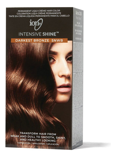 Ion Kit De Tinte Permanente En Crema Cabello Bronce Obscuro