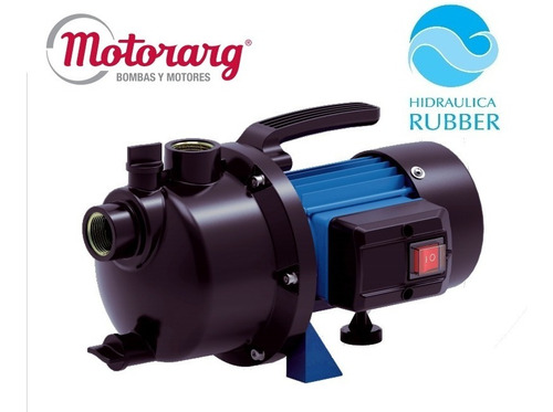 Imagen 1 de 6 de Bomba Autoaspirante Motorarg Bjp 100 Hidraulica Rubber