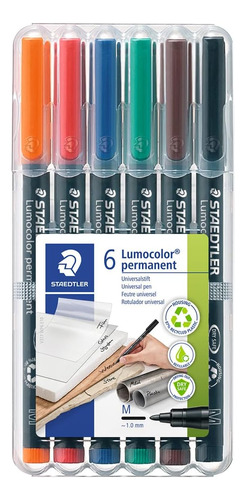 Marcadores Permanentes Staedtler Surtido, 1,0 Mm, Paquete De