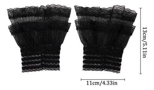 Guantes Para Fotos De Uñas, Suaves Puños Falsos, Decorativos