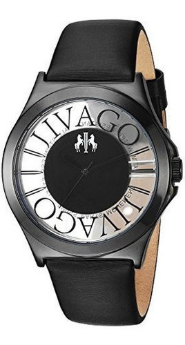 Reloj Casual De Cuarzo Suizo Fun Swiss De Jivago Color Negro