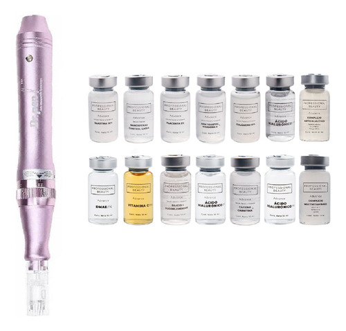 Dermapen Dr Pen M7 + Kit Completo Advance - 14 Activos