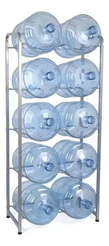 comprar Rack Estante Organizador De 10 Botellones Bidones Agua 20 L