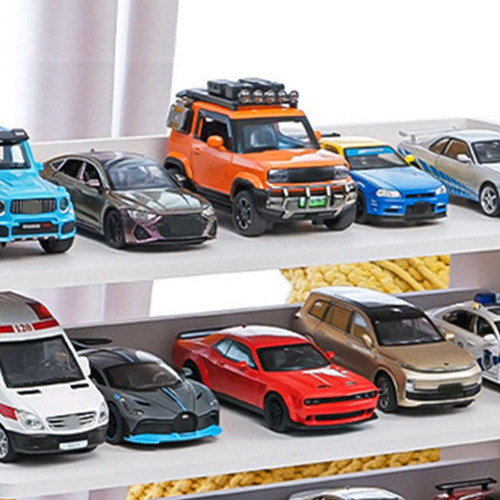 1:32 Modelo De Carro Exibição De Carro Cena De 2 Camadas