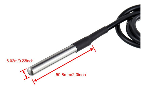 Kit De Módulo De Sensor De Temperatura Bojack Ds18b20 À Prov