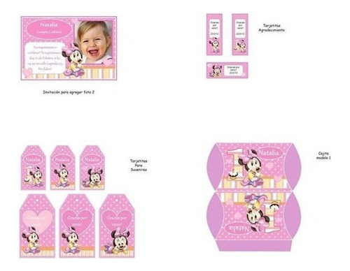 Kit Imprimible Para Tu Fiesta De Minnie Mouse Bebe