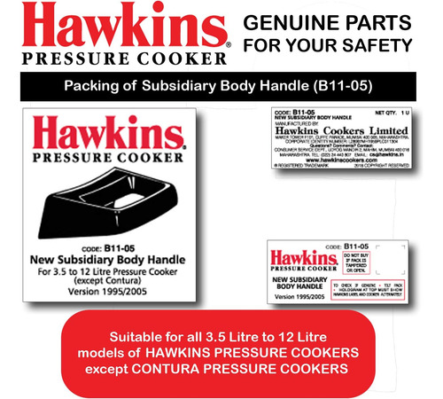 Olla A Presión Hawkins Nuevo Asa Subsidiaria(b11-05) 1 Un...