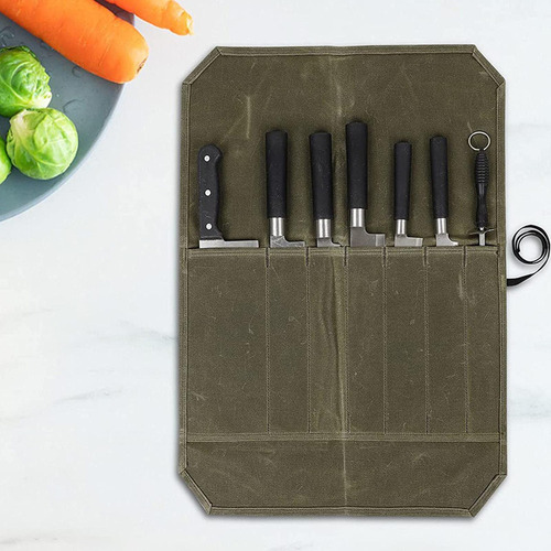 Rl1 Estuche Plegable Chef Roll Bag Bolsillos De