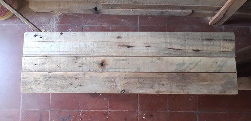 Banco S/respaldo Madera Eucalipto 1.00 Metro