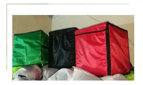 Cajas Térmica Delivery Con División Y Logo Bordado 2 Caras