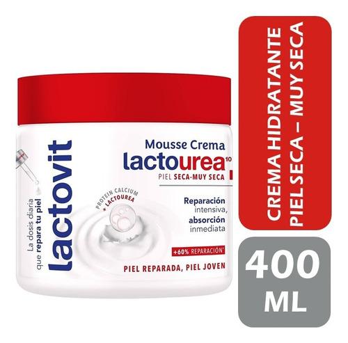 Crema Corporal Lactovit Mousse Crème Lactourea 400 Ml