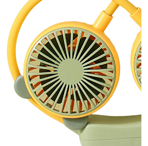 Ventiladores Para Colgar En El Cuello Ventilador De Amarillo