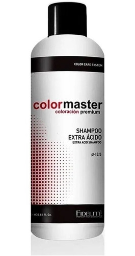 Shampoo Extra Acido Colormaster Fidelite Ph 3.5 X Litro