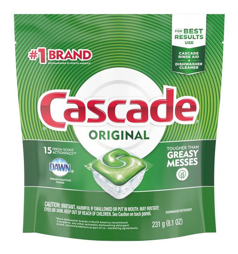 Cascade Original Action Detergente Lavavajillas X 15 Tab