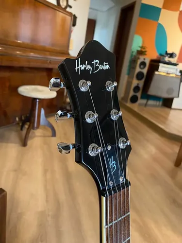 Guitarra Harley Benton Rb-600bk Classic Series | Parcelamento sem