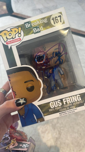Funko Pop Gus Fring 167 -autografiado Por Giancarlo Esposito