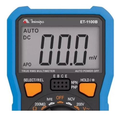 Multímetro digital True Rms - ET-1100b Minipa