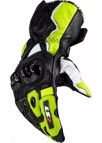 Guante Ls2 Swift Racing Negro/neon/amarillo