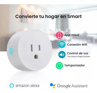 Enchufe Inteligente Smart Plug Compatible Con Alexa Y Google