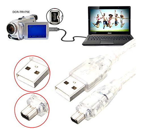 Adaptador Usb A Firewire 4 Pin Para Sony Dcr-trv75e