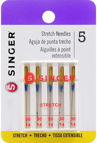 Singer 04721 Agujas De Maquina De Coser Elasticas, Tamaño