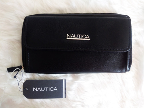 Cartera Negra Nautica