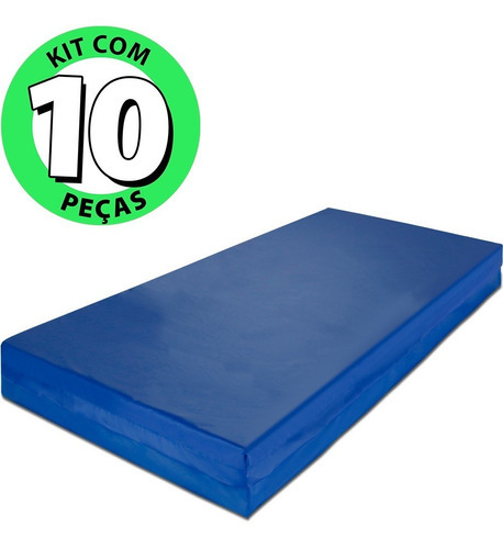 Kit 10 Colchão Hospitalar Impermeável Courino Espuma D28