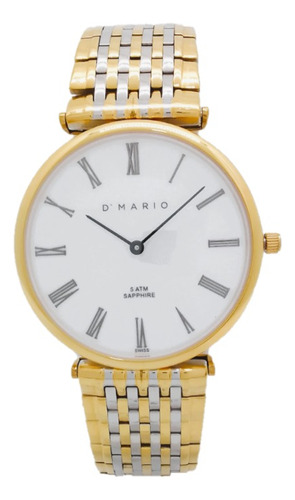 Reloj Dmario Zs0110g Cristal Zafiro 100% Original 